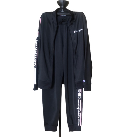Sports Outfit for Women Champion Black 2 Pieces